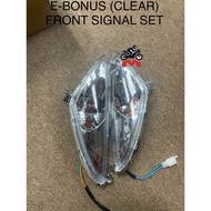 SYM E-BONUS110 E-BONUS 110 E BONUS EBONUS FRONT SIGNAL SET LAMPU SIGNAL DEPAN (CLEAR)
