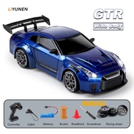 RC 4WD Drift Car GTR R35 Porsche Wide Body Model Proportional throttle 2.4G Remote Control 911 High 