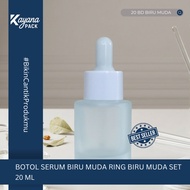 BD DROPPER SERUM BOTTLE FROSTED YOUNGbiru 20ML BD/ 20 DOFFbiru PIPETTEML 658C SET (BD YOUNGbiru20)