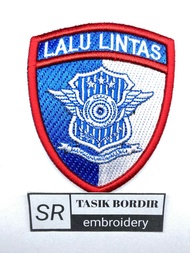 LOGO LALU LINTAS/POLANTAS BET POLRI BORDIR TIMBUL TERBARU,NEW