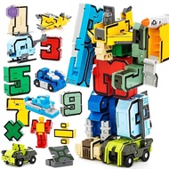 Transformers Digital Robot Deformation Toys 0-9 Numbers for Kids