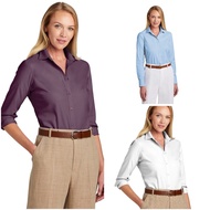 Brooks Brothers Women's Wrinkle-Free High Quality Stretch Shirt - Elegant, Office