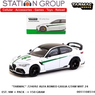 TARMAC 724092 ALFA ROMEO GIULIA GTAM WHITE 24 - DIECAST
