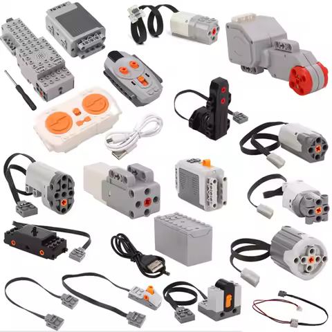 MOC High-Tech Parts M XL L Motor Servo Power Functions Motor Multi Tool PF 8293 8883 Model Building 