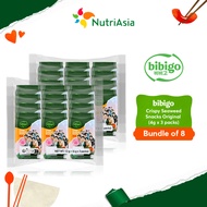bibigo SEVENTEEN Crispy Seaweed Snacks 4g*3 Bundle of 8