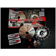 RS8 Pulley Set V4.2 Mio Sporty/ Mioi125/Souli125/Soulty/Nmax/Aerox/Click