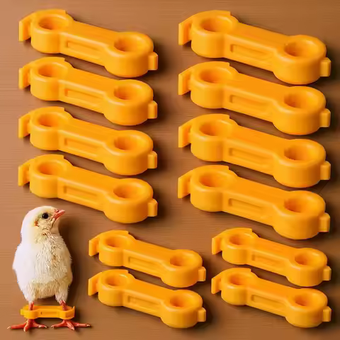 12Pcs Chick Splay Leg Corrector Gentle Stabilizer Band for Birds Parrot Pigeon Chicken Leg Alignment