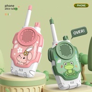 Kidsneedys 2PCS Wireless 300m Range Walkie Talkie Radio Interphone Two Way Radio Toy