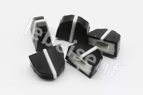 10pcs black DBX2231 equalizer fader cap / 11MMX9MM hole 4MM potentiometer fader knob cap