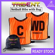 Trident Netball Bibs Set Trident Single Sided Netball Bibs Bib Bola Jaring Satu Sisi Netball Bib Ora