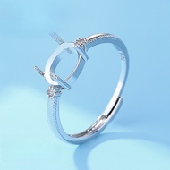 Women's Ring Setting Women's Ring Blank DIY Oval Cabochon Diamond Inlay Factory Wholesale Factory Wh