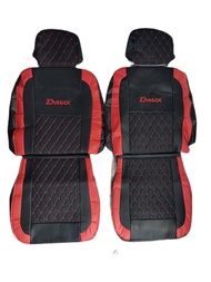 หุ้มเบาะรถยนต์แบบสวมทับ ลาย VIP 5D D-MAX 2005-2011 ( LINE 2 )