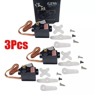 3 pcs GDW DS031MG 12g Metal Gear Digital Servo for FW450L 450 X360 Helicopter