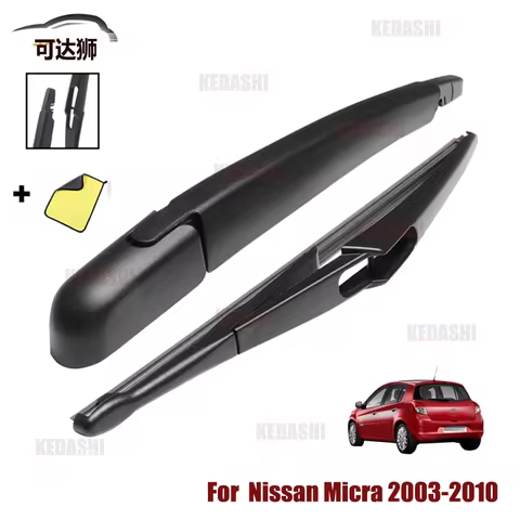 Rear Windshield Wiper Arm W/ Blade for 2003-2010 Nissan Micra Windshield Windscreen Clean Back Windo