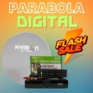 K-VISION MNC INDOVISION SET TOP BOX (STB) & PARABOLA MINI DIGITAL