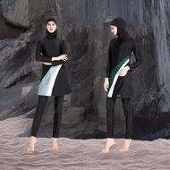 Full Coverage Long Sleeve Baju Renang Muslimah Set Plus Size Muslimah Swimming Suit Woman Women Swimsuit With Hijab