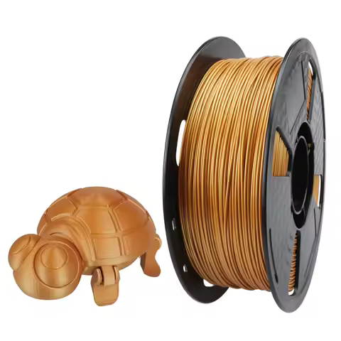 CC3D Gold PETG Filament 1.75 mm 1KG 3D Printer Filament 2.2lbs 3D Printing Material Strong & Easy to