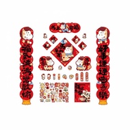 [tenlzsp0bc] Holiday Couplets Set, 2026 Horse Year, Fu Door Sticker, Banner, New Year Gift