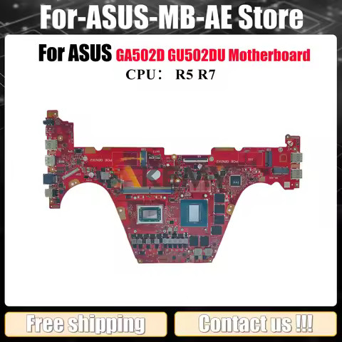 GU502DU Laptop Motherboard For ASUS ROG Zephyrus M15 GU502D GU502DU GA502D Notebook Mainboard With R