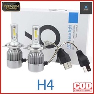 LED Car Headlight C6 H4 COB 2 PCS
