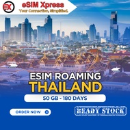 eSIM Thailand 50 GB Data | 180 Days | eSIM Roaming | eSIM Travel