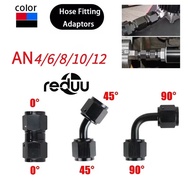 Fuel Oil Cooler Swivel Hose End Fittings AN4 6 8 10 12AN Female to AN4 6 8 10 12AN Female 0° 45° 90°