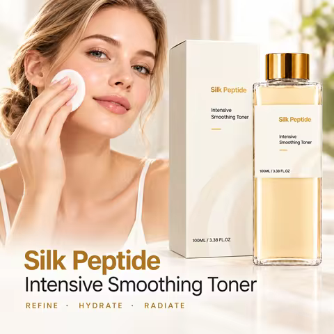 Silk Peptide Intensive Toner Soothe Facial Sensitive Area Effective Moisturizing Revitalize Skin Bri