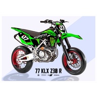 DECAL KLX 230R FULLBODY - KLX NEW - BODY SET KLX 230 R CODE KLX-77