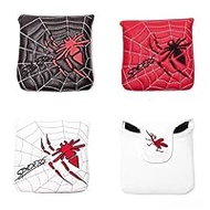 Mallet Headcover Putter Cover for Odyssey 2 Ball Tailor Made Spider Putter Spider Pattern White Black Red