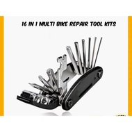 YAMAHA HONDA SUZUKI MOTORCYCLE Bicycle Tools 16 In 1 Repair Tool Pocket Multi Function Folding Tool Bike Accessories