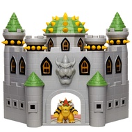 Super Mario Nintendo Deluxe Bowser's Castle Playset with 2.5" Exclusive Articulated Bowser Action Fi