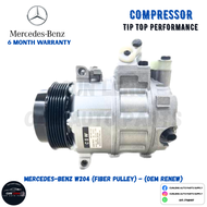 ✅6 Month Warranty✅Mercedes-Benz W204 (Fiber Pulley) Car Aircond Compressor (Oem Renew)