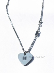 KPOP BTS Bangtan Boys Vòng cổ Suga Guitar Pick mặt dây chuyền cho Quân đội quà