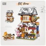 LOZ assembly toy Street Store model - Rice Store 1742
