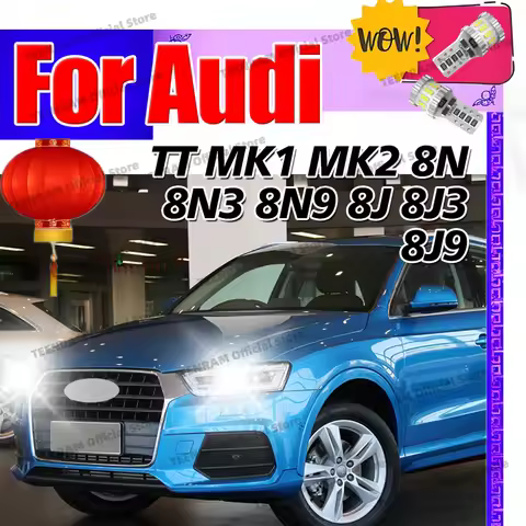 2Pcs T10 Bulbs LED Parking Lamp For Audi TT Coupe Roadster MK1 MK2 8N 8N3 8N9 8J 8J3 8J9 1999-2014 C