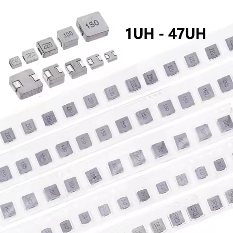 10PCS 2.2 3.3 4.7 6.8  0420 0520 33 47 68 UH 100UH 1UH 0630 0650 1040 1R0 2R2 6R8 SMD Molding Power 
