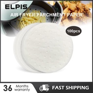 ELPIS Air Fryer Disposable Paper Liner Oil-Proof Nonstick Baking Paper Parchment Pad Round Oven Steamer Air Fryer Accessories