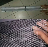 jaring kawat alumunium anti karat 100x100 bisa untuk grill dan pengaman