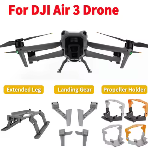 Heightened Landing Gear Sled Landing Gear Folding Tripod for DJI Air 3S/Air 3 Drone Accessories