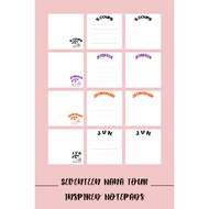 Seventeen Nana Tour Inspired Notepads (Part 1)