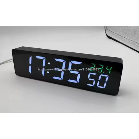 Network timing wifi clock High Precision Atomic clock millisecond display Holiday alarm clock OTA