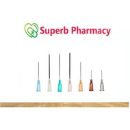 Jarum Picagari Needle Syringe 16g/18g/21g/22g/23g/24g/25g/26g/27g/29g