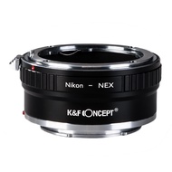 K&F CONCEPT AI-NEX for Nikon NIK IS D to Sony E Mount NEX a1 ZVE10 FX30 A7R2 A7S3 A7M4 a5000 a6000 a