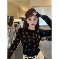 Stone pressed long-sleeved T-shirt 40-55kg