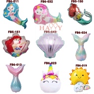 Balloon Foil Undersea series ,Mermaid 18inch - 20inch ( 45cm - 51cm )
