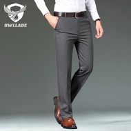 EAGLADE Slacks Casual Pants for Men in Grey 993