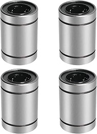 LM25UU Cylinder Linear Motion Ball Bearing, ID 25mm, OD 40mm Linear Ball Bearings Sae52100 Carbon St