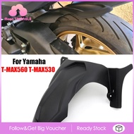 บังโคลนด้านหลังมอเตอร์ไซค์ดวงจันทร์สามเหลี่ยมติดตั้งได้ง่ายยางกันโคลนสกปรกสาดมืออาชีพสำหรับ Tmax560