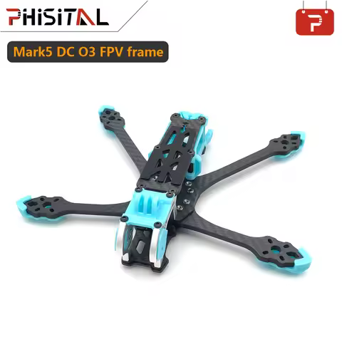 PHISITAL Mark5 DC/X O3 225mm Carbon Fiber DeadCat Structure FPV Frame Kit 5inch for RC Quadcopter FP