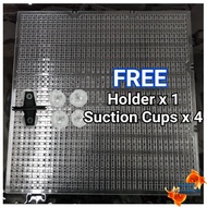 Aquarium Divider For 3Ft &amp; 4Ft Tank + Divider Holder + Suction Cups